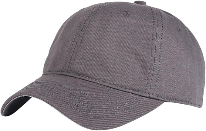 Amazon ミナコライフメンズレディース6パネル無地コットンキャップ グレー キャップ 通販