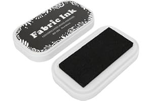 Cloimei Premium Colored Ink Pad Set for Rubber Stamping DIY Crafts Non Washable Stamp Pad for Paper Cloth Wood 5 Vibrant Colo