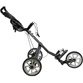 Sun Mountain Speed Cart X, 3-Wheel Golf Push Cart | 18.6 lb | 3 Wheel Push | Simple 2-Step Fold