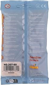Hama 207-60 Beads Teddybear Brown 1000 Midi Beads Brand New Box view 2
