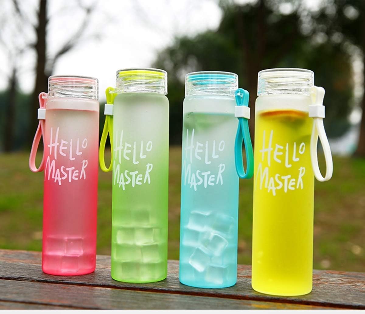 INFInxt Glass Water Bottle/Hot and Cold - 480ML (Random Color)