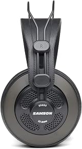 Samson SR850 Traditional Wired Headphones Black 32 Ohm 10Hz-30kHz 3.5mm view 3