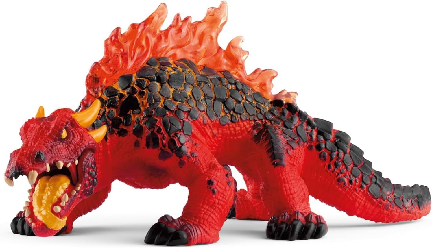 Lezard de Lave - Figurine Schleich Réaliste - Monstre de Lave Mythique et Féroce - Figurine Lézard Hautement Détaillée pour Garçons