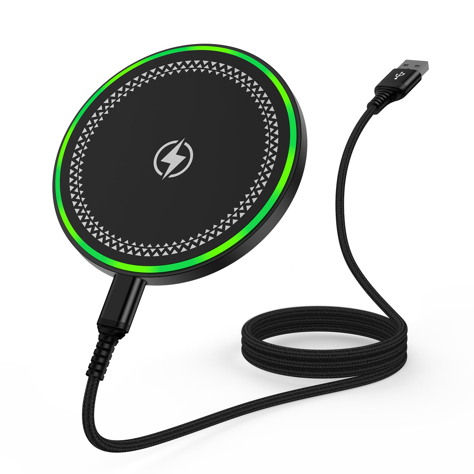 Photo 1 of 15W Wireless Charger Pad for Motorola Razr 2024 Moto G Stylus 5G 2025 G Power 2025 Edge Edge+ Razr+ X50 Ultra Razr 50 Ultra,Android Wireless Charging Station Mat for Samsung Galaxy S25 S24 S23 S22 S20