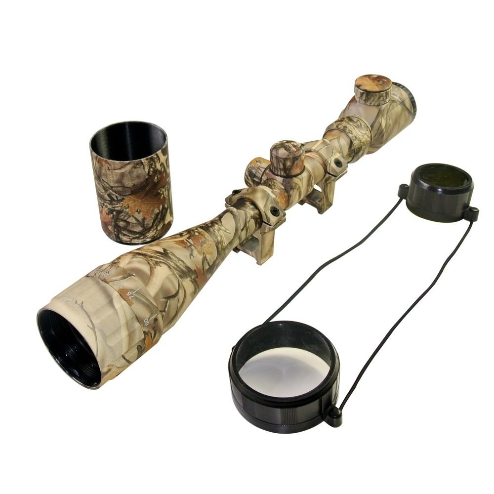 NAVA New Camouflage 624x50 AOEG Mildot Rifle Scope W/3" Sunshade Ring