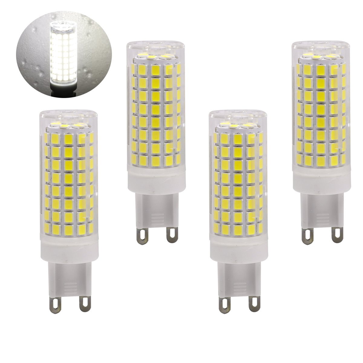G9 led Light Bulb 75W 85W 100W Halogen Bulbs Equivalent, 840lm, G9 bin