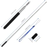 Vicloon Telescopic Teaching Pointer 1m 7-Section Stainless Steel Handle Lanyard view 2