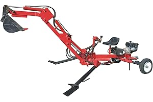 THE BEST DIY PLANS STORE DIY Portable Towable Backhoe Plans - Build Your Own Excavator Garden Digger!