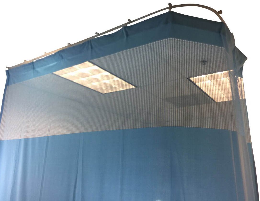 Medical Curtain Hospital Cubicle Privacy Curtain With Flexible Track