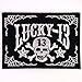 TOVXAFUR Biker Patch 13 Lucky Number Skull Ghost Bone Cross Rockabilly Punk Rock Lady Rider Sew on Iron on Embroidered Applique Badge Sign Clothing. for Collection with by Botan