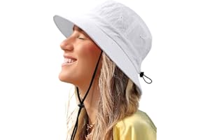SHINCHIC Water-Resistant Bucket Hat for Women Men Rain Hat UPF 50+ Boonie Sun Hat Foldable Summer Floppy Fishing Safari Hats