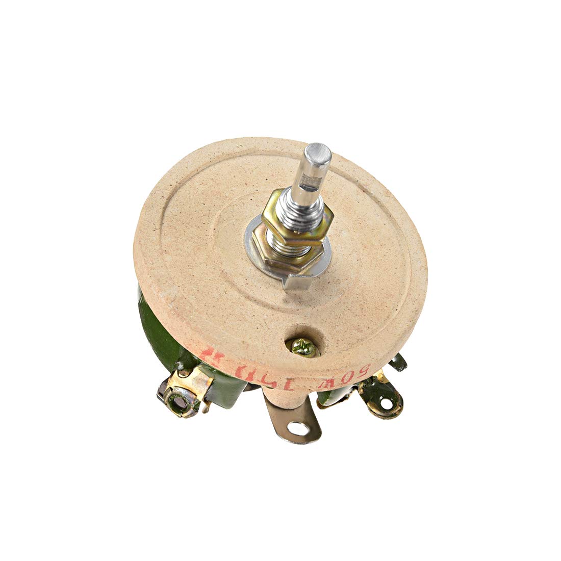 uxcell 100 Ohm 50W High Power Ceramic Wirewound Potentiometer with Knob