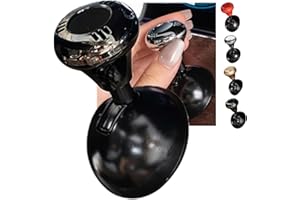 GENERIC Metal One Button Start Joystick Ball Bar 2024 Car Push to Start Lever Engine Shift Knob Touch Starter Rocker Cover (Black)