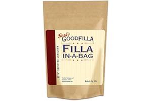 Wood Grain Filler & Putty Powder - Innovative Formula - Filla-in-A-Bag - Mahogany - 12 oz by Goodfilla | Repairs, Finishes & Patches | Paintable, Stainable, Sandable & Quick Drying | Zero Waste