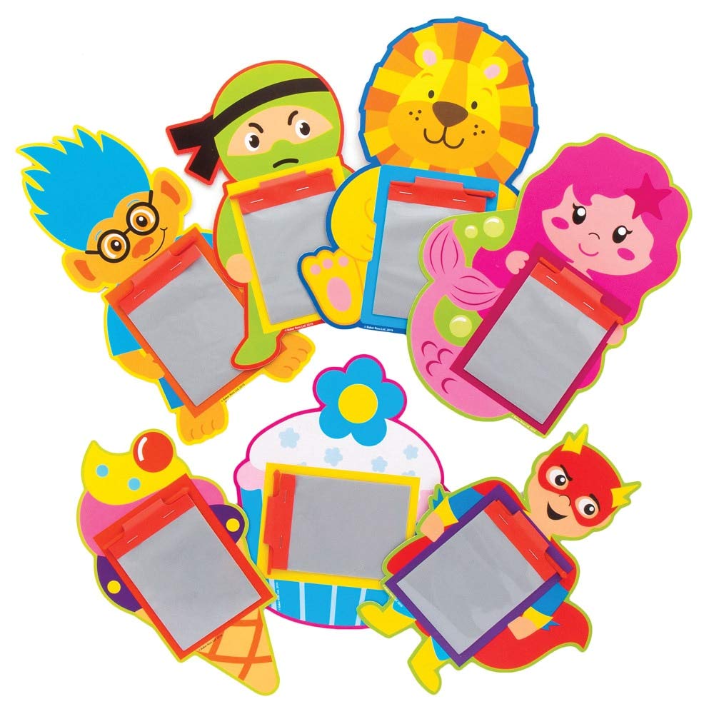 Baker Ross AT912 Assorted Magic Whiteboards (pack of 15) for party bags and small toys for children