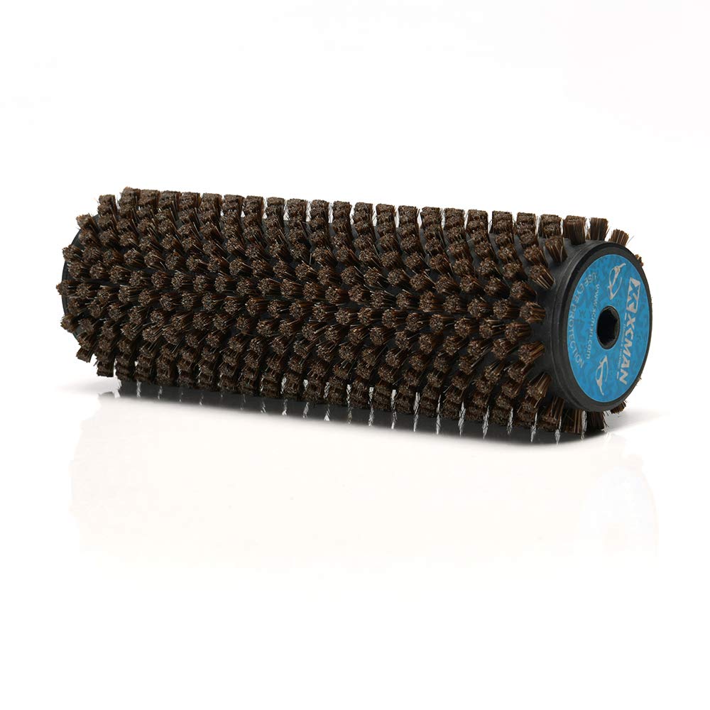 XCMAN Snowboard Horsehair Roto Brush for Waxing Fits 10 mm Hex Shaft 200 mm Length (Roto Horsehair Brush)
