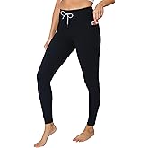 Yogalicious Womens Lux High Waist Full Length Legging with Drawstring & Side Pocket
