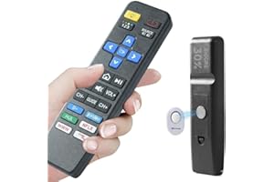 Big Button TV Remote Control Replacement for All Roku TV with LED Flashlight and Magnetic Mount for Seniors Visually Impaired