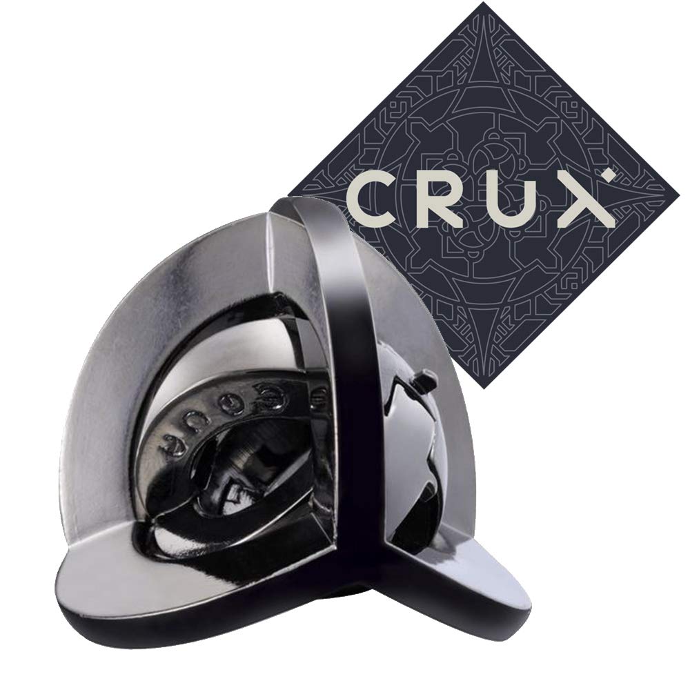 Hanayama Cast Equa Puzzle - Level 5 of 6 - Grandmaster Difficulty - Includes Crux Sticker