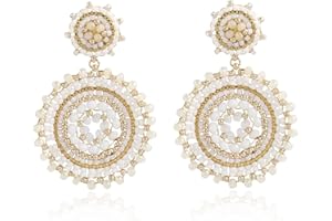 Elegance 11 Designs Beaded Earrings For Women Seed Bead Summer Beach Boho Statement Dangle Handmade Earrings Jewelry