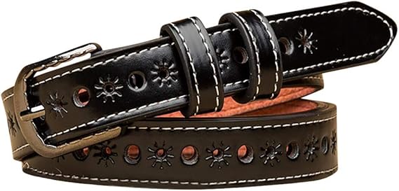 Amazon Lazayyii 細ベルト ベルト レディース 柔らかい シンプル スーツ ビジネス カジュアル おしゃれ サイズ調節可能 Puレザー 105cm ブラック ベルト 通販