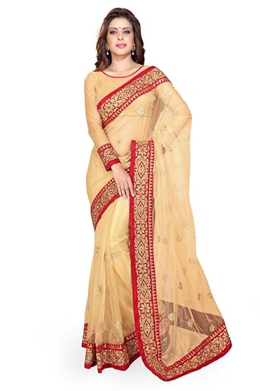 Sarees Womens Net Saree (with color option) saree with blouse