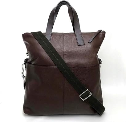 Amazon コーチ Coach 二つ折り 斜め掛け ロゴチャーム ハンドバッグ ショルダーバッグ トートバッグ 2wayバッグ パンチングレザー メンズ 中古 Coach コーチ ショルダーバッグ