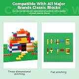 Lekebaby 12 Green Baseplates 10x10 32x32 Studs ABS Compatible with Major Brands view 2