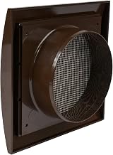Repa Market Brown Exhaust Hood Vent 4 Inch with Pest Guard Screen Flange view 7