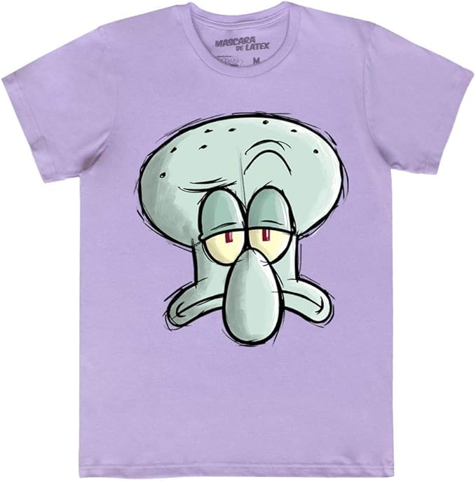 Máscara De Látex Playera Bob Esponja Edición Limitada Señor Calamardo