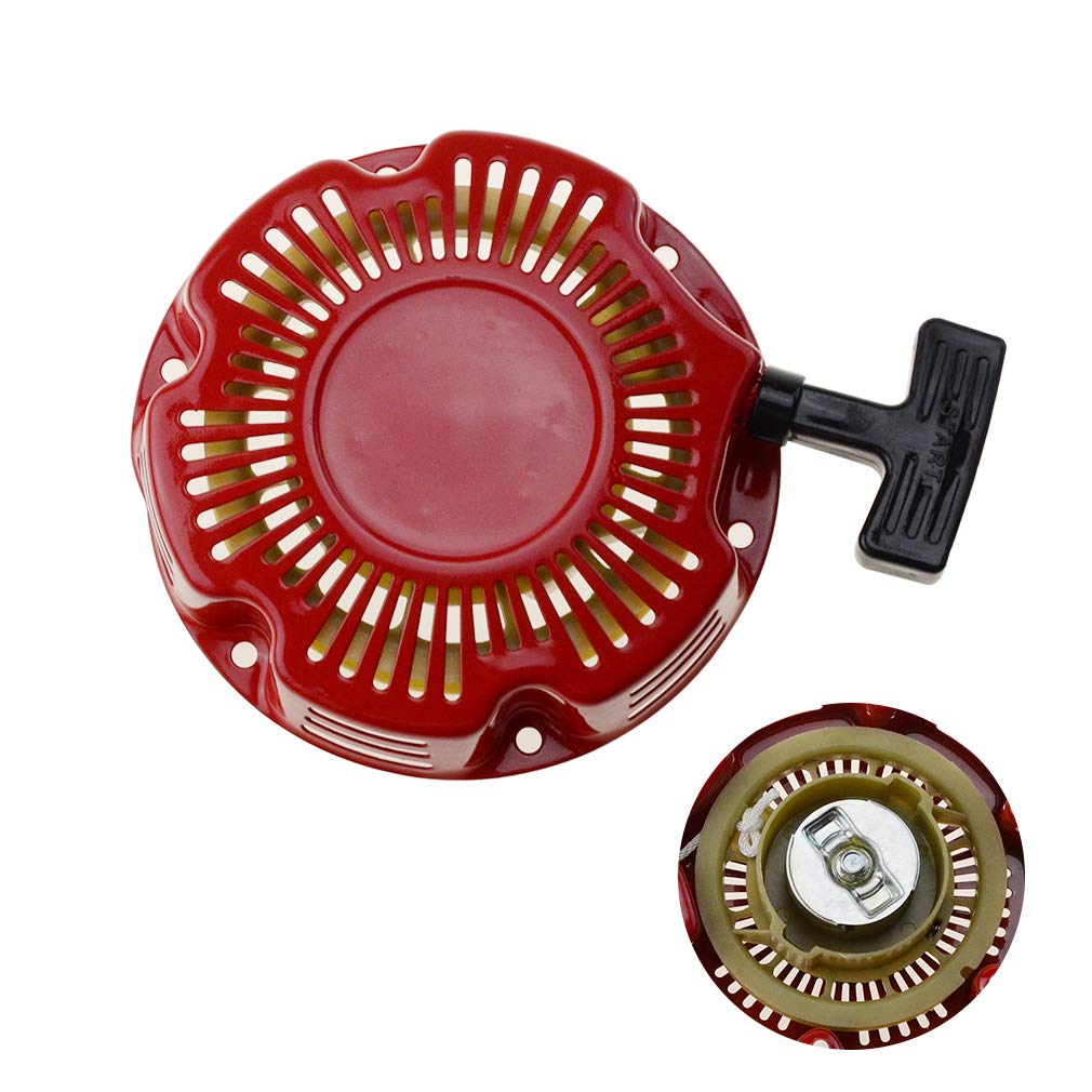 GOOFIT Aluminum Alloy Tearing Starter 1 piece Replacement For 154F Pit Bike ATV Quad Moped Scooter Bicycles Red
