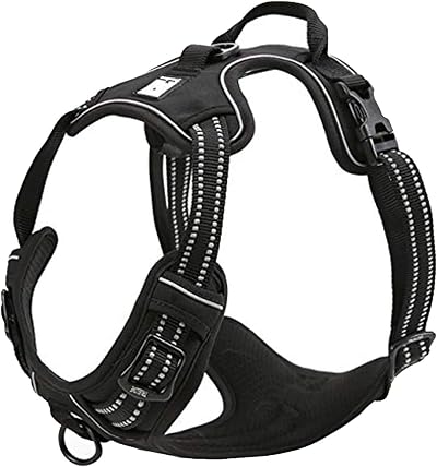 Truelove TLH5651 No-Pull Dog Harness Reflective Stitching XL Black