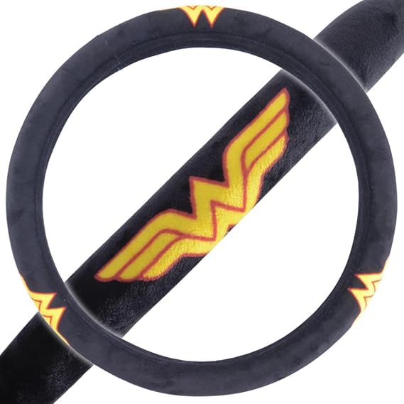 BDK Wonder Woman Gift Car Accessories (Velour Steering