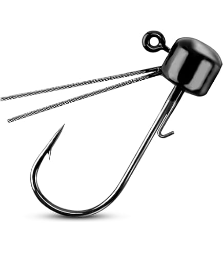 Strike King Tour Grade Ned Rig Jig Head - 3/16oz With Weed Guard, Green Pumpkin - View #10