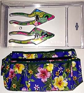 Amazon com 2 PIECE SET  OF FLORAL GARDENING TOOLS WITH  Amazon com 2 PIECE SET  OF FLORAL GARDENING TOOLS WITH