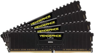 Corsair Vengeance LPX 32GB (4x8GB) DDR4 3600 C18 Desktop Memory Black