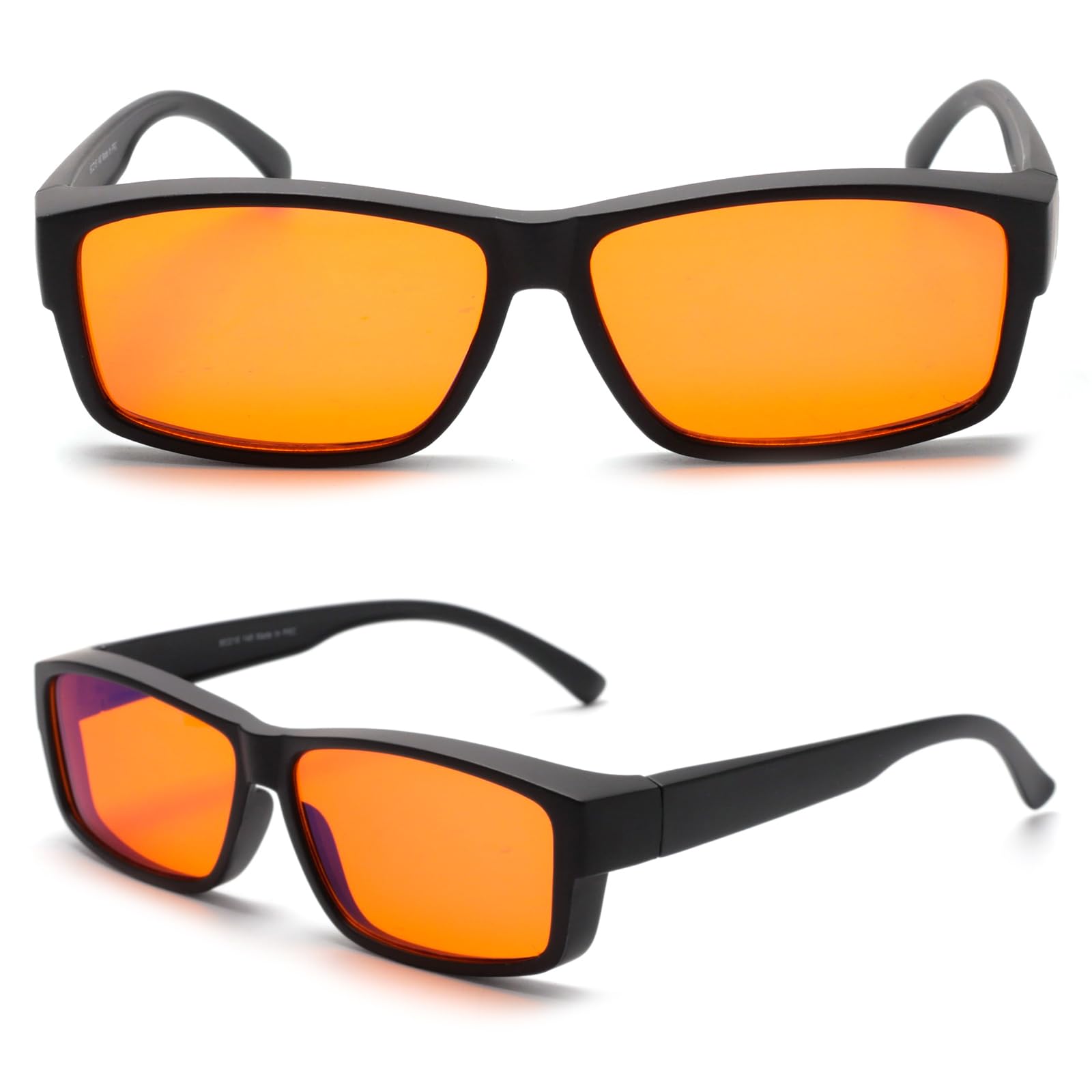 VANANA Blue Light Block Glasses, Fit Over Gaming Glasses, Wear With or Without Regular Glasses, Blue Light Filter Lens Anti-Fatigue Anti Glare UV Protection for Women Men