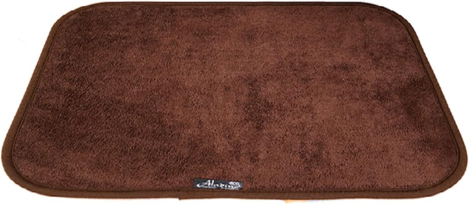 Aladino il tappeto Magico Indoor/Outdoor Door Mat for Bath, Home & Kitchen – Non Slip & Machine Washable, Ultra Absorbent Made in Italy, 43x60cm, Brown