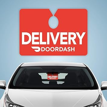Doordash Car Mirror Hanger Support Products Made For Rideshare And Delivery Drivers Decals Magnets Bumper Stickers Amazon Canada