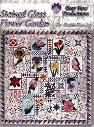 Stained glass flower garden
