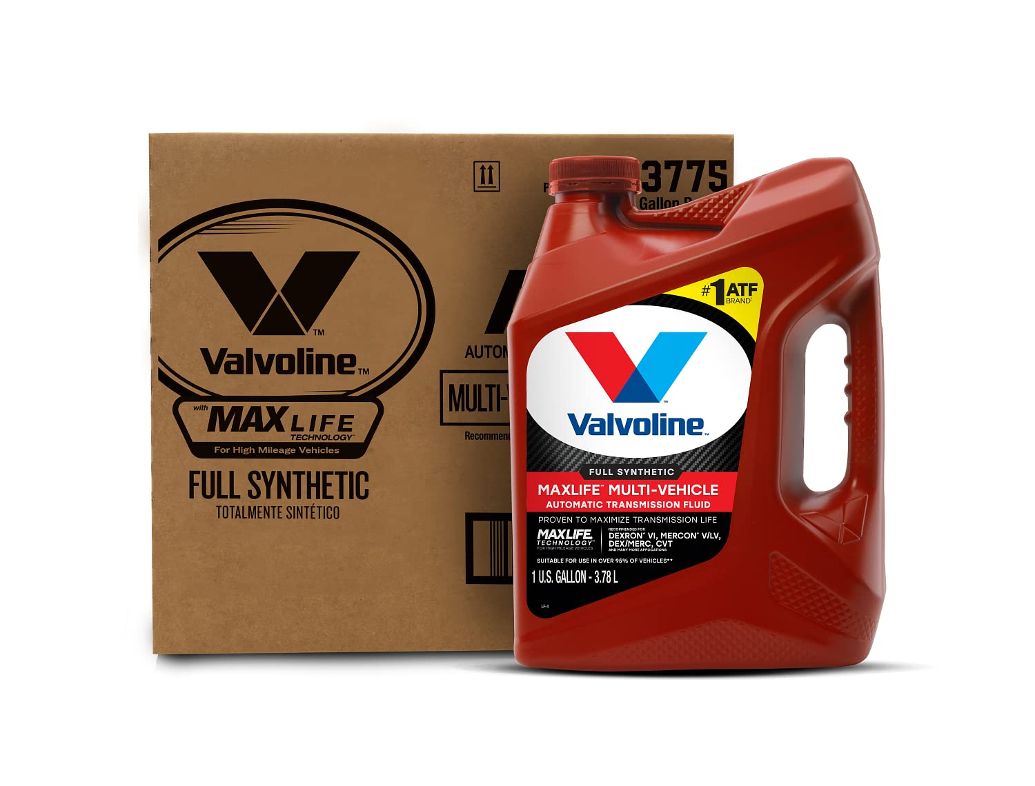 Valvoline Multi-Vehicle (ATF) Full Synthetic Automatic Transmission Fluid 1 GA, Case of 3