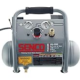 SENCO PC1010NR 0.5 HP 1 Gallon Finish and Trim Oil-Free Hand-Carry Air Compressor (Renewed)