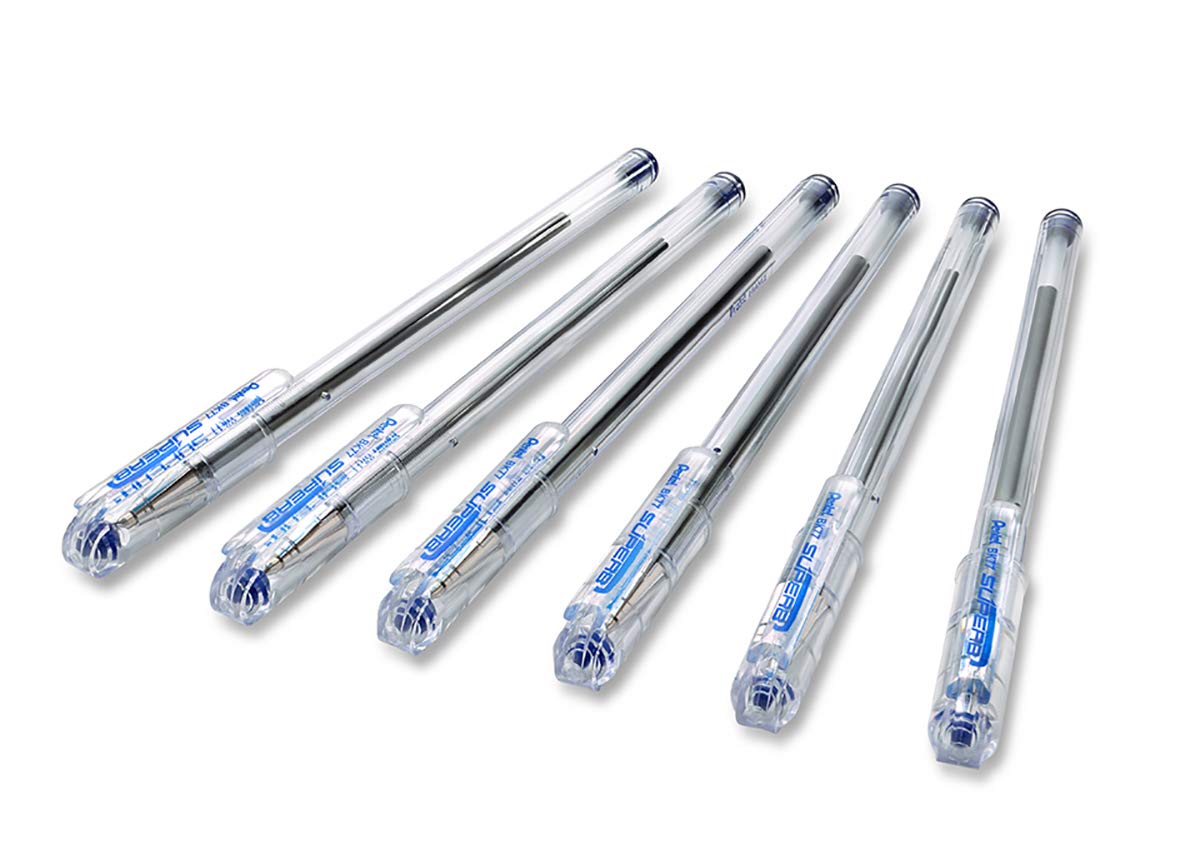 Pentel BK77 Superb ball 0.7 mm blue 6 pieces