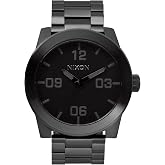 Nixon Corporal SS A346. 100m Water Resistant XL Men&rsquo;s Watch (48mm Watch Face. 24mm Stainless Steel Band)