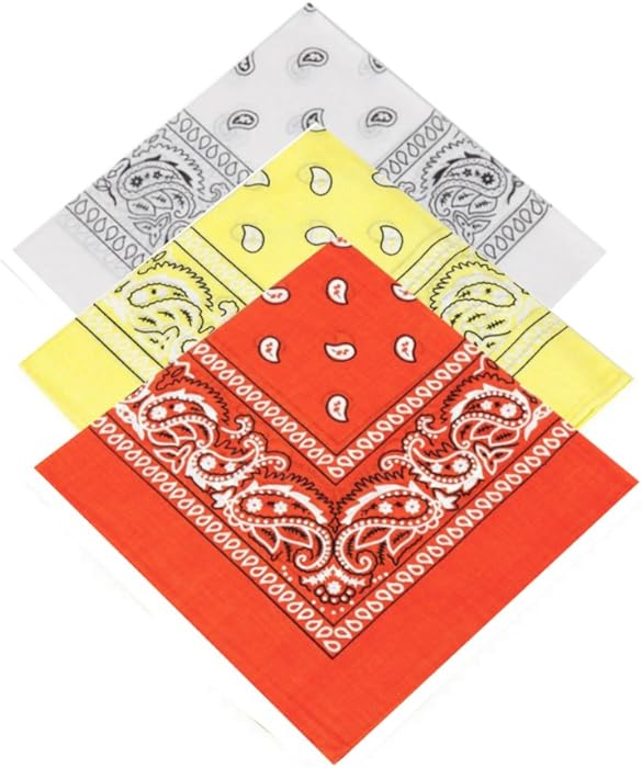 Head Tie 100 Cotton Neckerchief Childrens Paisley Pattern Bandana