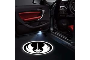 BEBOYS Fit Star Wars Car Door Lights Logo Projector HD Ghost Shadow Welcome Light 2Pcs Car Door Puddle Lights for Star Wars Jedi Order Car Accessories (Fit Juedi)