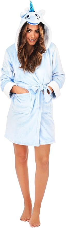 womens unicorn dressing gown