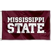 Mississippi State Bulldogs Wordmark 3x5 Grommet Flag