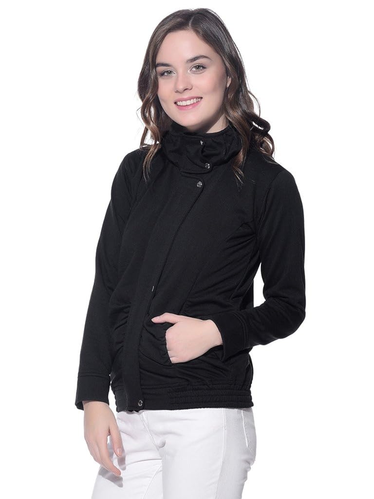 purys black winter fleece jacket