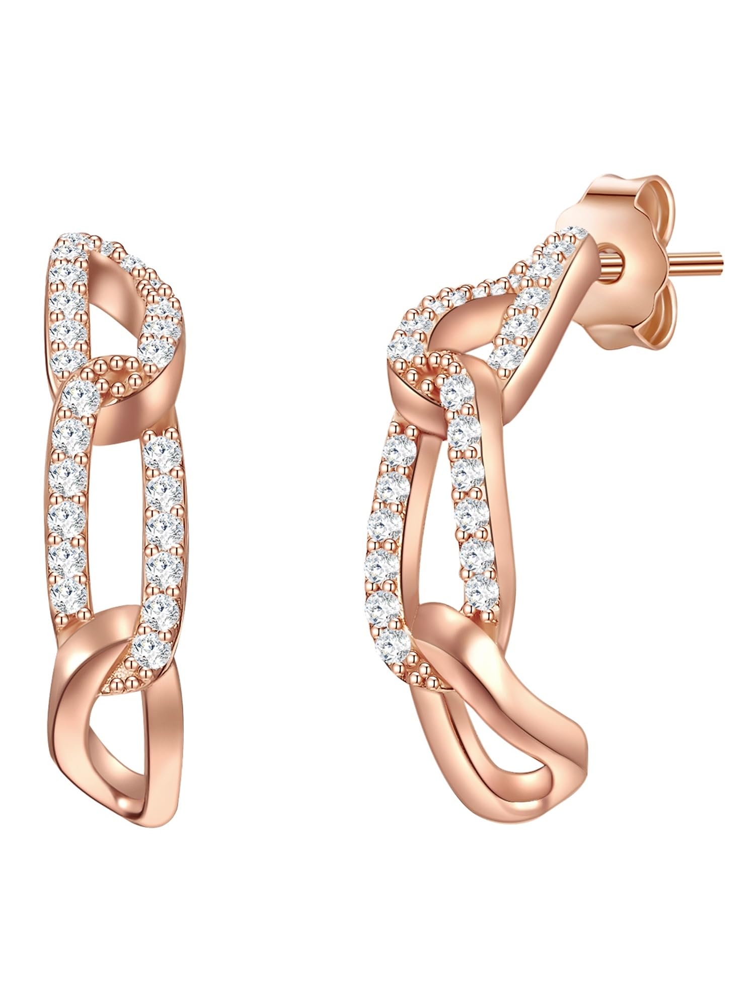 Glanzstücke München Female 925/- Sterling Silver Zirconia Hoop earring